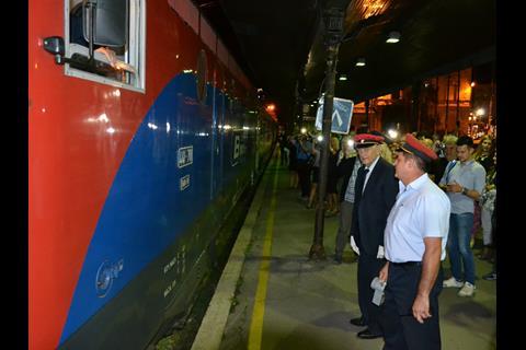 The final departure from Beograd's historic station was the 20.40 to Budapest on June 30.